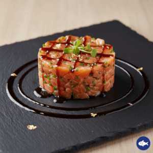 1 028.Tartar salmón con trufa