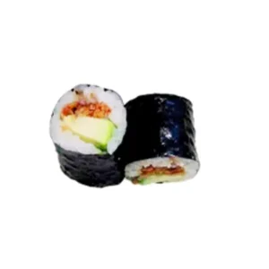 053.Maki aguacate con cebolla frita